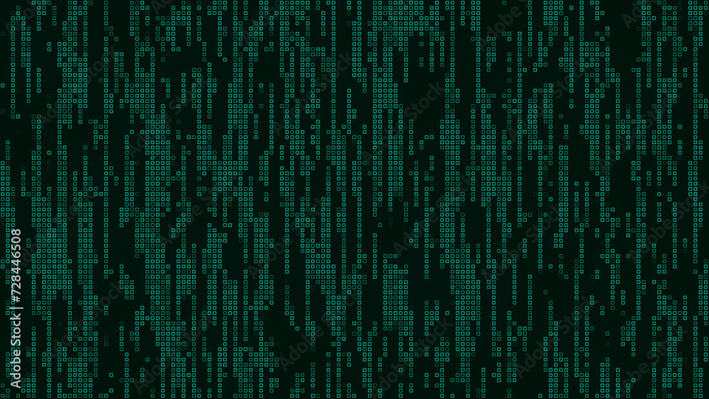 Fototapete seamless abstract background of green squares. abstract gradient background. background for web desi