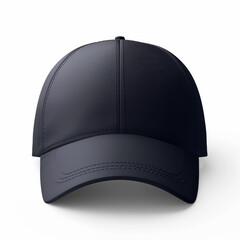 black baseball cap empty mockup for logo placement 