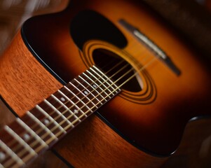 musical instrument six-string acoustic guitar