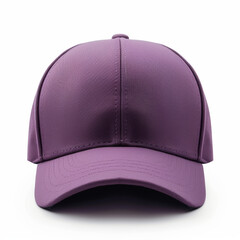 purple baseball cap empty mockup for logo placement 