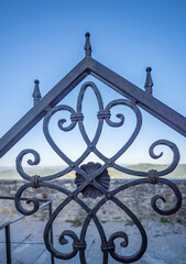  ornamental  fence in old city  Motovun