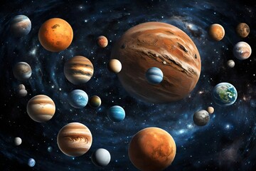 In a universe where planets have personalities, describe the cosmic conflicts arising from their diverse traits. 