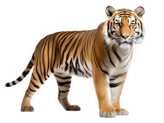 Bengal Tiger, isolated on a transparent or white background