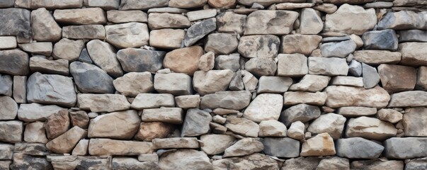 Stone wall texture from dolomite stones.