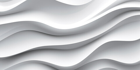 White dynamic abstract wavy wallpaper background, organic beautiful white background, volumetric texture, bright light