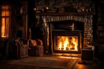 Timeless love stories read by the fireplace. 
