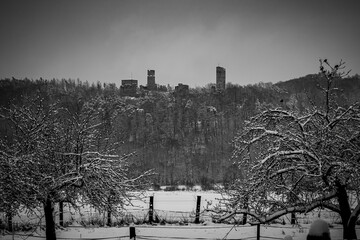 The Brandenburg Castle in the Werra Valley at Herleshausen
