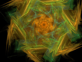 Imaginatory fractal abstract background Image