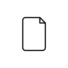 Outline Document Icon