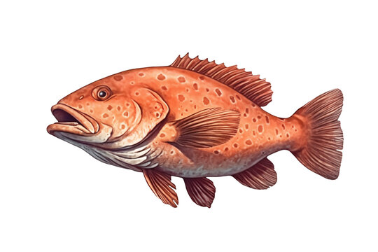 Grouper Cartoon