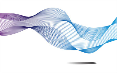 White background with wavy lines