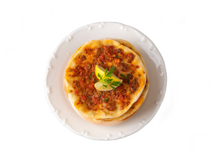 Turkish Food Findik Lahmacun -Mini Pizza