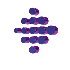 3d graphic of a symbol
