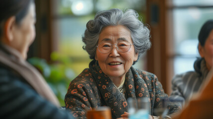 portrait of a senior asian woman