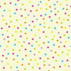 Celebration Colorful Confetti, Seamless pattern