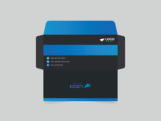 vector office envelope design template.