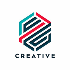 Linear Innovations: Crafting Futuristic Logos with Sleek Lines, creative lines logo design "line"