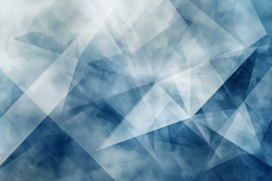 Add a modern touch to your designs with this abstract blue and white geometric shapes background, perfect for business presentations, tech banners, and futuristic web elements. © tonstock
