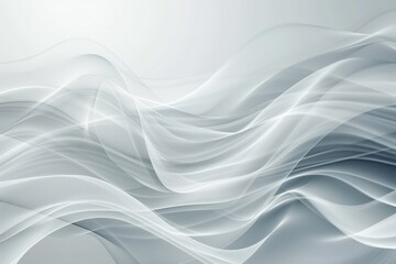 Obraz premium Abstract light gray waves background, perfect for adding a modern touch to your graphic designs or business presentations.