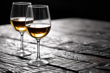 Glass of white wine