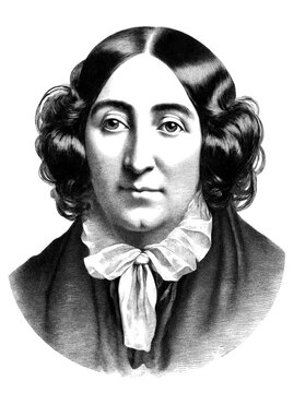 George Sand, Amantine Lucile Aurore Dupin de Francueil, generative AI