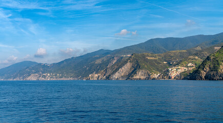 Fototapeta na wymiar Riomaggiore at Cinque Terre