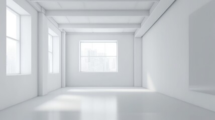 designer and minimal empty living room with modern interior
