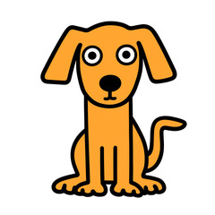 Obraz premium dog cartoon isolated