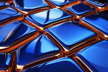 Vibrant and dynamic holographic abstract 3d background with a colorful and mesmerizing display