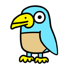 bird cartoon isolated