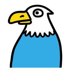 bird cartoon isolated