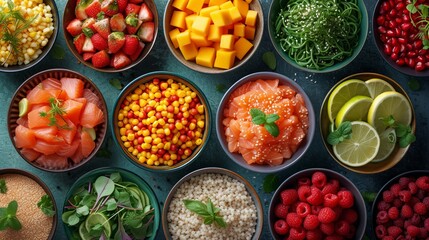 Fitness Journey, a collage showing different stages of a fitness journey, from workout sessions to healthy meals.