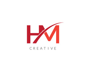 Creative HM Latter Logo Design