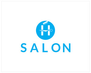 Hair Salon Logo.Cosmetic salon logo design 