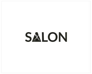 Hair Salon Logo.Cosmetic salon logo design 