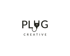 PLUG LOGO . electric plug icon