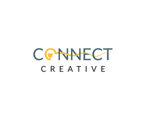 Creative CONNECT Latter logo Design 