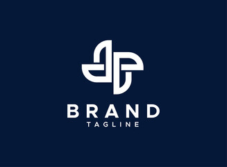 Obraz premium Elevate your brand identity with our Abstract Minimal Symbol Logo Design Template, this logo used for company, business, mark, icon, symbol, minimal, trendy modern logos, text, letter mark etc