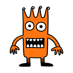 cartoon monster