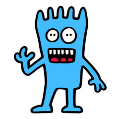 cartoon monster
