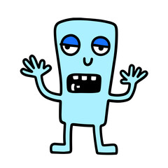 cartoon monster