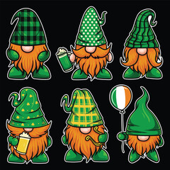 Gnome saint patrick's day vector illustration for your company or brand