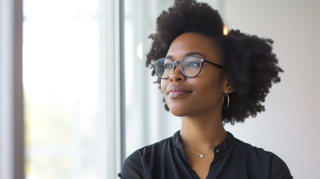 A woman excelling in the tech industry, highlighting her expertise and innovation