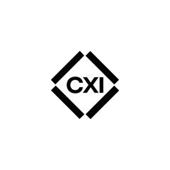  CXI logo. CXI set , C X I design. White CXI letter. CXI, C X I letter logo design. Initial letter CXI letter logo set, linked circle uppercase monogram logo. C X I letter logo vector design.