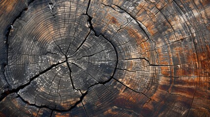 Aged wood texture. Generative AI