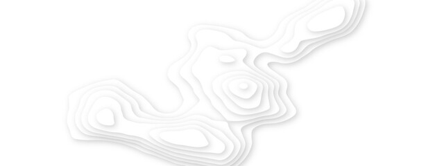 Abstract white papercut background 3d realistic design use for ads banner and advertising print design vector.	