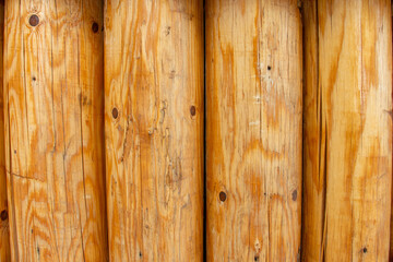 Natural natural wood background. Wooden wall
