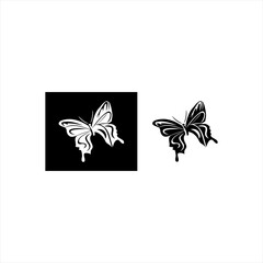 Illustration vector graphic of butterflies icon