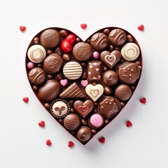 heart shaped chocolates