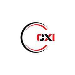  CXI logo. CXI set , C X I design. White CXI letter. CXI, C X I letter logo design. Initial letter CXI letter logo set, linked circle uppercase monogram logo. C X I letter logo vector design.